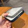 Прозрачный силиконовый бампер-рамка Чехол для iPhone 17 Air 16 16E 15 14 13 12 Mini 11 Plus Pro Max Защитное жесткое покрытие с кольцом для камеры