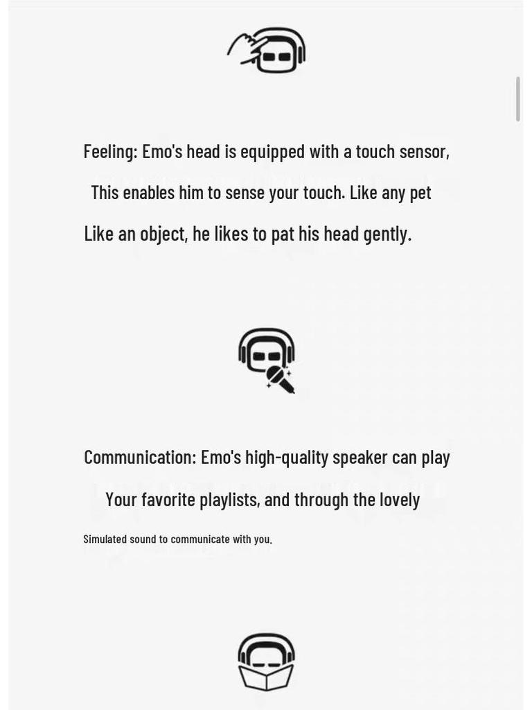 Эмо ИИ Робот Питомец: Двуязычная игрушка-компаньон и для эмоциональной поддержки