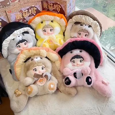 Nommi слепой бокс грибная шляпа серия 400% увеличенный размер для дома спальни подушка лучший плюшевый подарок на свадьбы дни рождения праздники