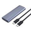 Металлический корпус-бокс для HDD USB 3.2 Type C, безвинтовая установка, совместимость с несколькими платформами, для дисков 2230-2280