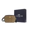 COACH Jamie Iconic Coated Canvas With Smooth Leather Crossbody Bags Small Women's Khaki & Black C9926-IMCBI