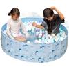 Folding No Inflation Required Smile Home 160x30cm Pool, [Kids' Pool] Dog, Pet, Balcony, Indoor, Use, 120x30cm, (120cmx30cm, Dolphin)