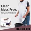 Men's Shaving Apron Beard Catcher Shawl Care Scarf Waterproof Floral Cloth Not Touching Hair Men's Bathroom Salon Cleaning Tool