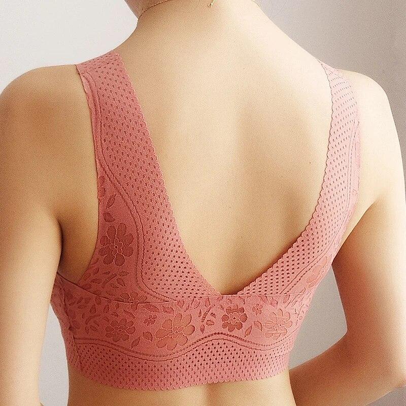 Мягкие дышащие бюстгальтеры без косточек для женщин больших размеров, комфортный бюстгальтер с легкой подкладкой и полным покрытием, бюстгальтер с подъемом и поддержкой