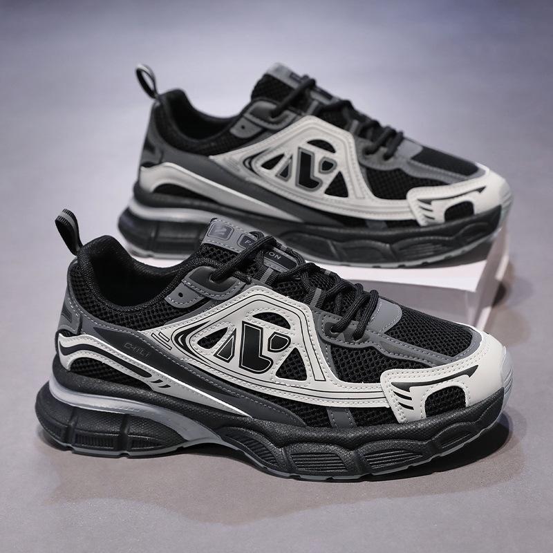 Летняя мужская обувь новая дышащая сетчатая обувь мужская спортивная обувь модная универсальная платформа повседневная для бега