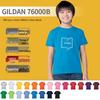 Детская хлопковая футболка Gildan 76000B 180 г с круглым вырезом, короткий рукав, логотип