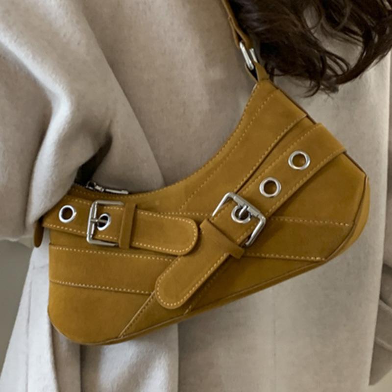 Ретро и модная сумка подмышку, нишевый и трендовый дизайн, мотоциклетная сумка, высокий уровень внешнего вида, сумка на одно плечо