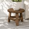 Mini Size Mini Wooden Stool Round Flower Display Stand Decorative Bonsai Rack  Living Room