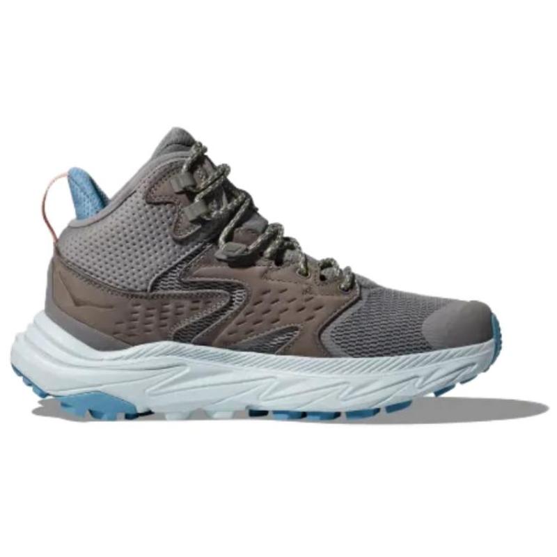 HOKA One One Амортизирующие Износостойкие Трекинговые Ботинки Средней Высоты Мужские Серые Кроссовки 1141633-ATRL