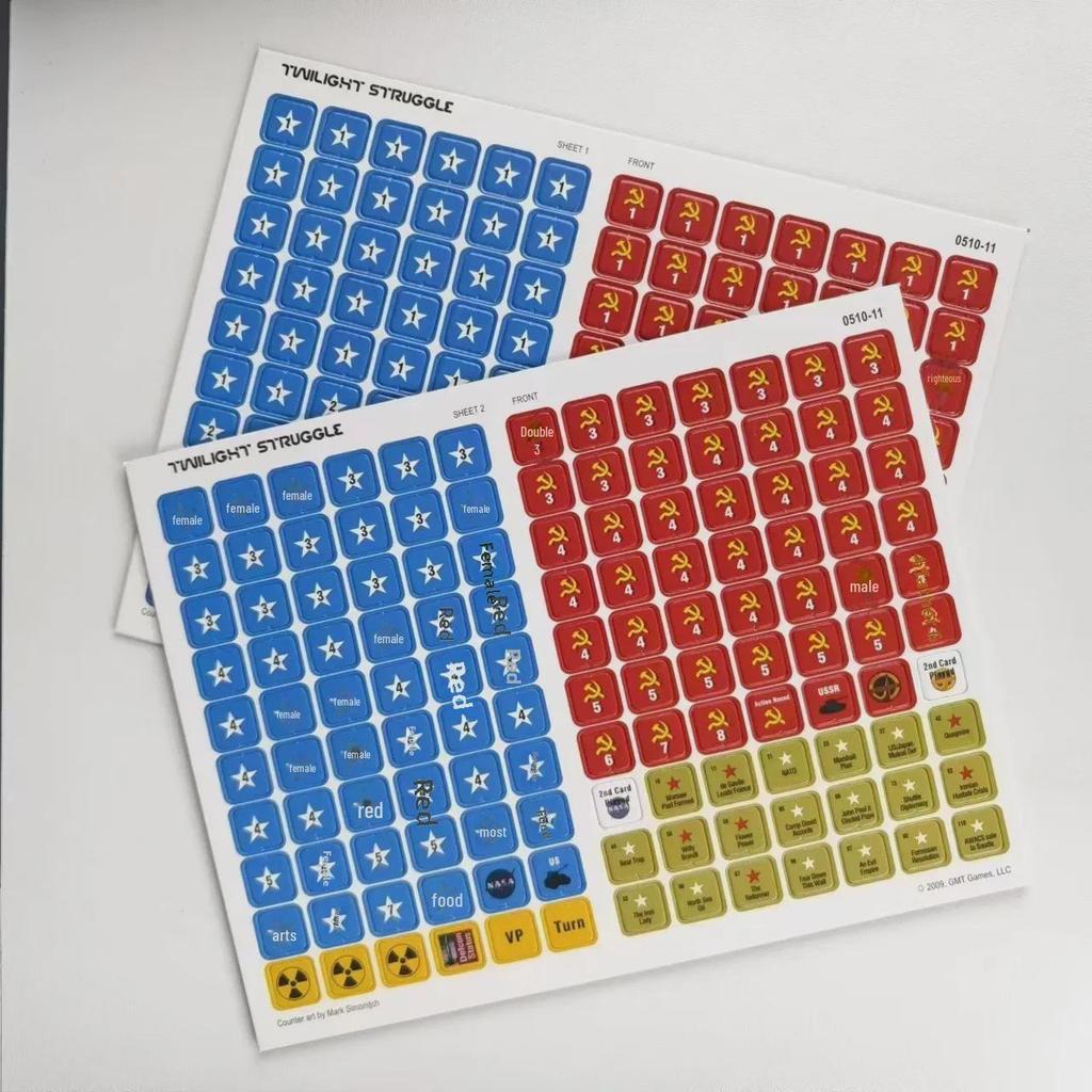 Сумеречная борьба: Холодная война - стратегическая настольная игра для двух игроков