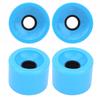 4PCS Set Skateboard High Elastic Colorful PU Wheel Accessory for Most SkateboardsBlue