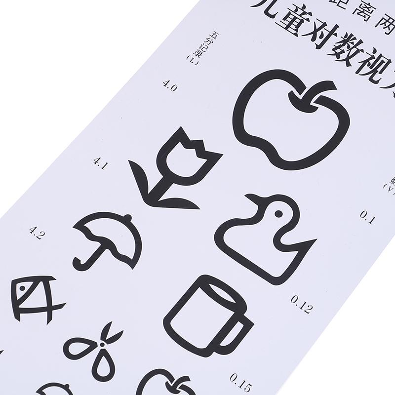 Настенная водонепроницаемая таблица для проверки зрения, таблица для проверки зрения, таблица для проверки зрения для больницы