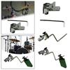 Drum Cymbal Stand Drum Set Clamp Metal Jazz Drum Cymbal Bracket Cymbal Arm Stand Drum Extension Clamp Cymbal Booming Arm Parts