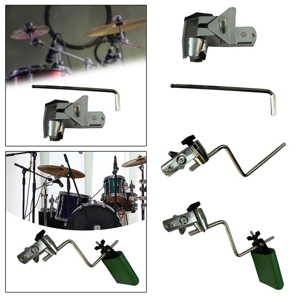 Drum Cymbal Stand Drum Set Clamp Metal Jazz Drum Cymbal Bracket Cymbal Arm Stand Drum Extension Clamp Cymbal Booming Arm Parts