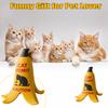 1/2/3Pcs Cat Vomit Caution Sign Banana Peel Cat Vomit Warning Sign Home Office Mini Table Sign Humorous Decoration Animal Lovers Gift