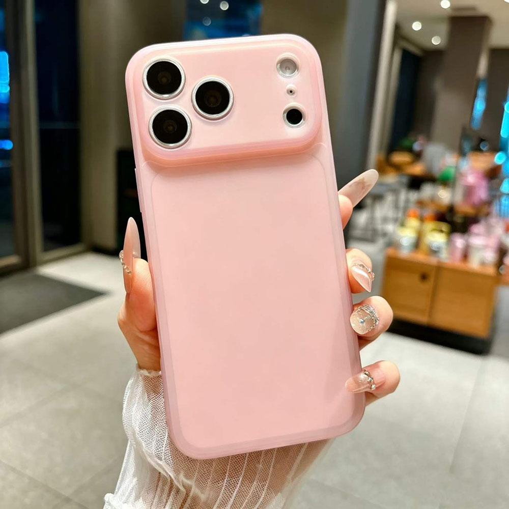 Colorful Matte Translucent Case For For Iphone 17 16 15 14 13 Pro Max Plus Full Camera Protection Soft TPU Shockproof Cover Coque