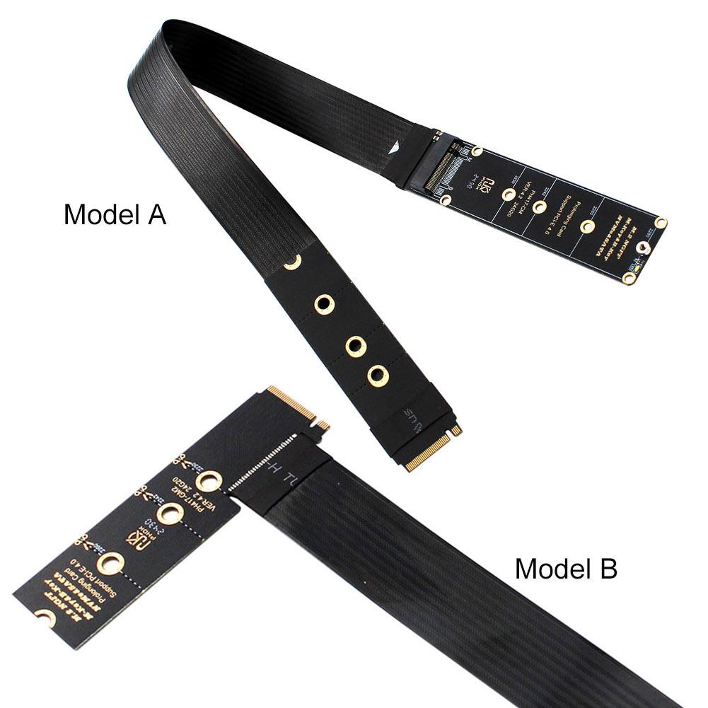 Удлинительный кабель M.2 NVME NGFF M-Key SSD Карта расширения NGFF M-Key PCIe4.0 SSD Удлинитель M.2 SSD PCI-Express 4.0 X4 M Key