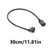 Мини USB 5-контактный female на Type C male Кабель для передачи данных для мобильного гейминга и зарядки планшета, 30 см
