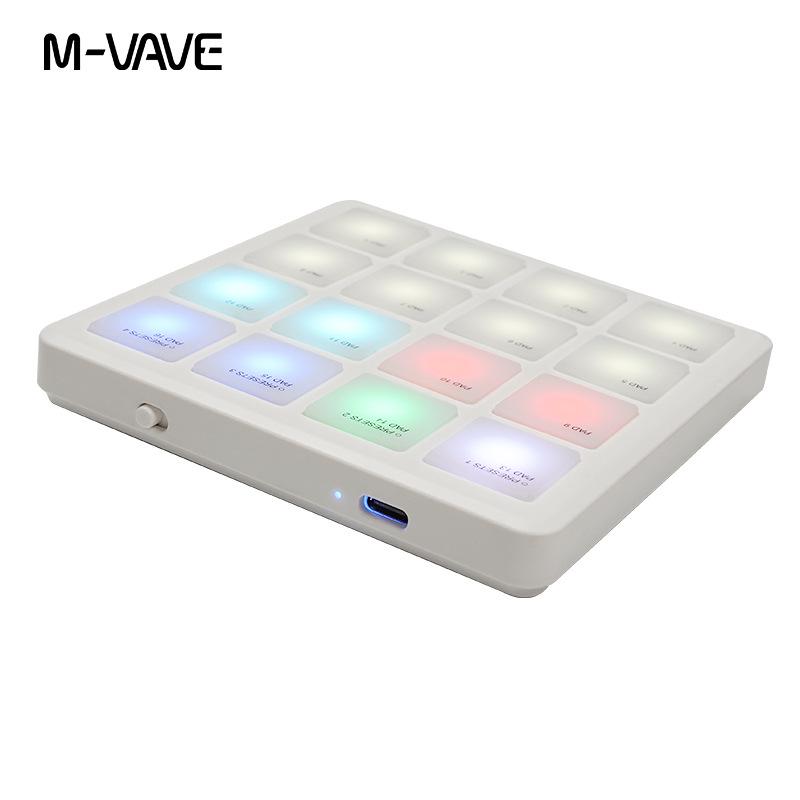 Portable RGB MIDI Drum Pad DJ Keyboard Controller