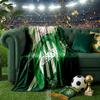 Saint-etienne Football Club Throws Blanket Flannel Blankets Plush for Couch Bed Gifts for Men Women Travel picnic blanket Christmas fan gifts