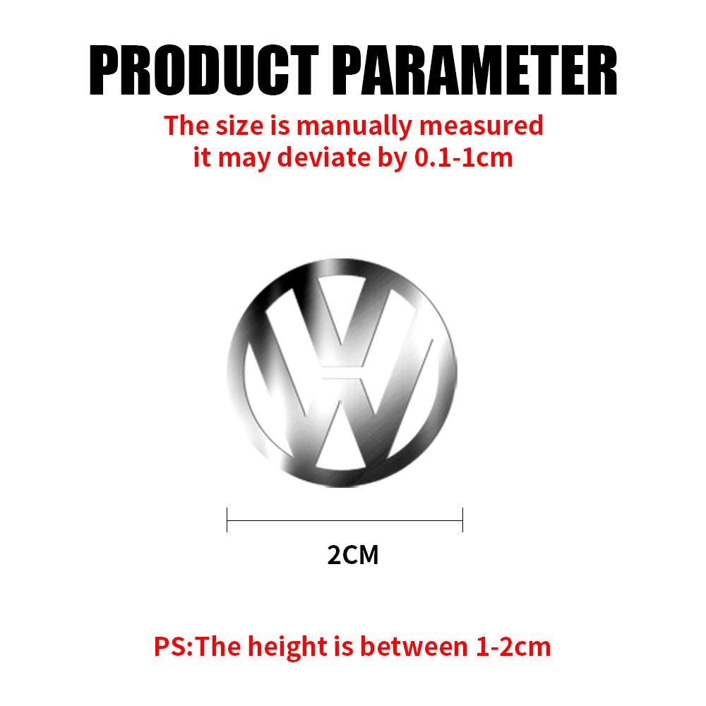3D Nickel Metal Car Indoor Waterproof Badge Sticker Auto Cover for Volkswagen VW Golf 4 Motion MTM Touareg Passat GTI RLine R32 ze7