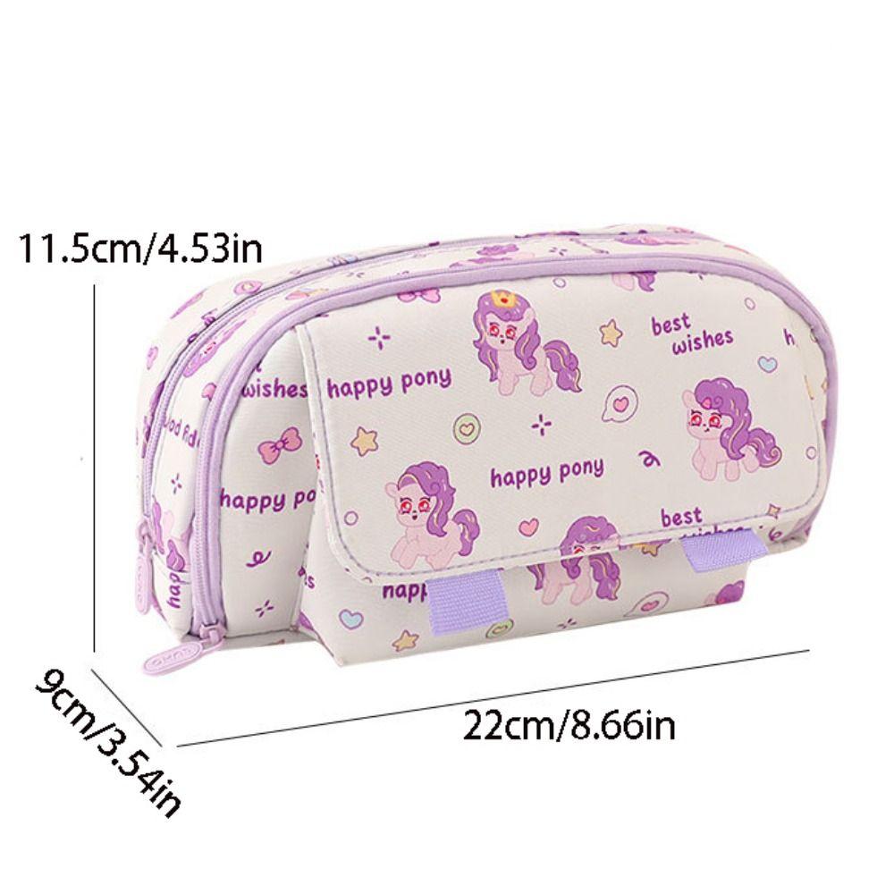 Многослойный пенал мультяшный кошелек для монет сумка для хранения ручек подарочный