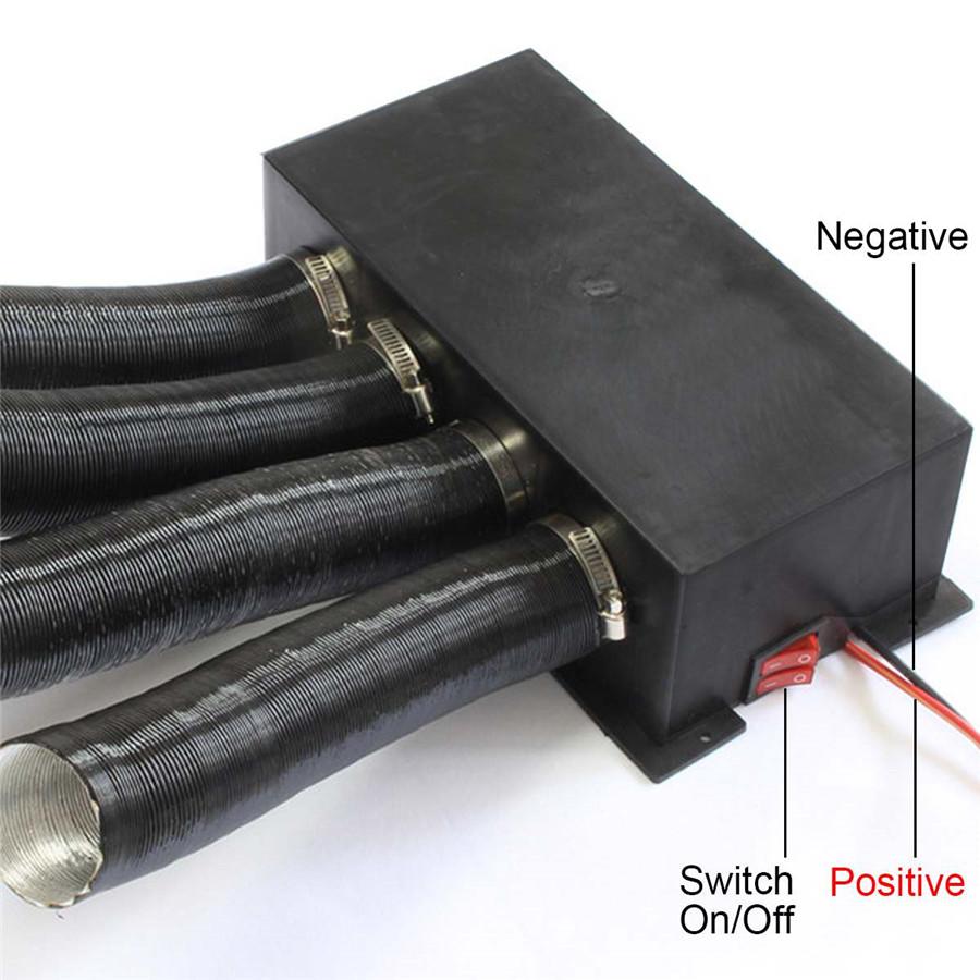 1500 Вт 24 В 4-отверстия Автомобильный обогреватель Вентилятор охлаждения Портативный автомобильный размораживатель