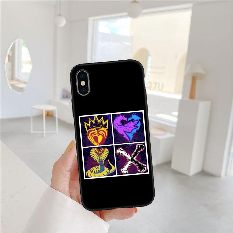 CJ33 Наследники Мягкий чехол для телефона iPhone 16 15 14 13 12 Pro Max Plus Mini