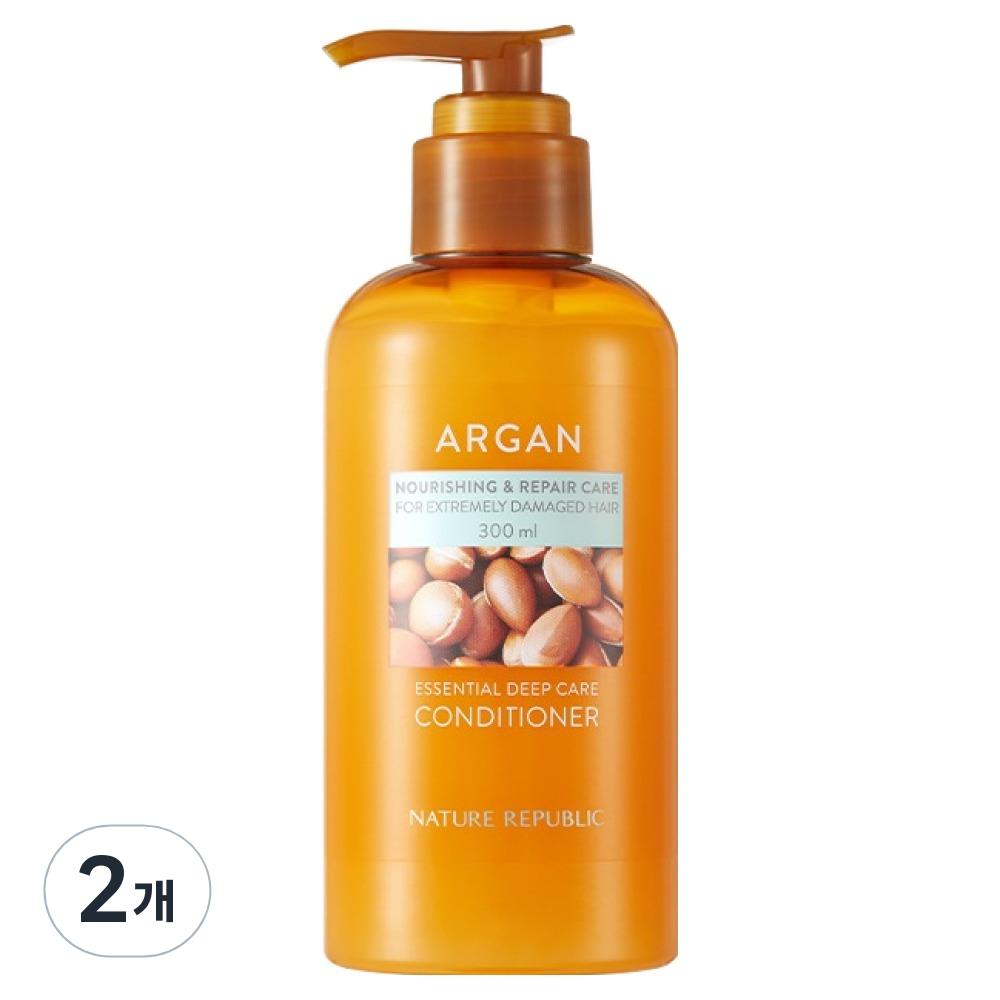 Nature Republic Argan Essential Deep Care Conditioner 2 pcs 300ml