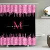 Seashell Shower Curtain Waterproof Bath Decorative Print Fabric For Bathroom Accessories Neutral Tone