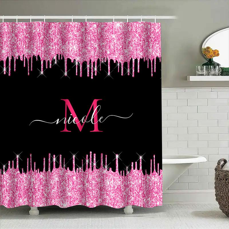 Seashell Shower Curtain Waterproof Bath Decorative Print Fabric For Bathroom Accessories Neutral Tone