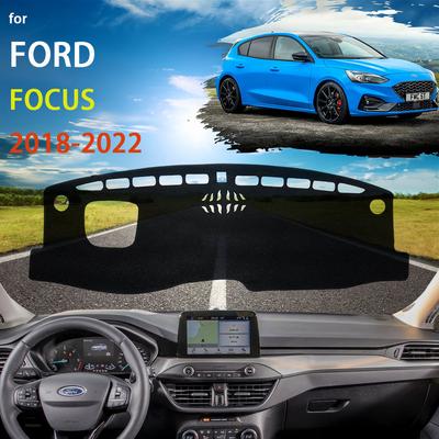 Для Ford Focus Mk4 IV 2018     Коврик на панель приборов, Защитная накладка на панель, Противоскользящий, Защита от УФ-лучей, Солнцезащитный коврик, 1 шт.