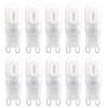 10pcs 1.5W G9 LED Light Bulbs Household 14LED Ceiling Lamp Bulb Warm White (230V)