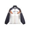 Color Block Zip Up Stand Collar Loose Jacket Men Jackets Off-White Black AJDT079-4