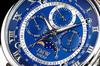JMW TOKYO Мужские Роскошные Часы с Фазами Луны – Японский Механизм, Римские Цифры, Синий и Серебряный – Ограниченная Серия 300 Штук по Всему Миру