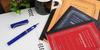 LAMY Safari L14 Blue M LT10 Cartridge Set (Medium Nib) & (LT10VT (Violet))