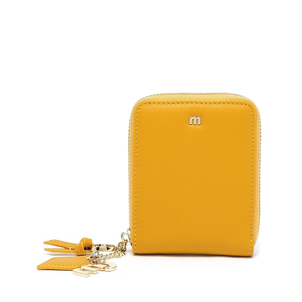 Mari eclaire 11 8 100% natural cowhide women's slim wallet