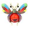 Rhinestone Bee Brooches For Women Large Enamel Vintage Fashion Insect Pin 4 Colors Available High Quality