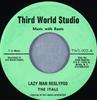 7-дюймовая пластинка ITALS Lazy Man Reglypso TWS002 Third World Stu US Reggae Ska Dub Б/у