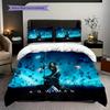 Aquaman Deep Blue Hero Threepiece Set 1 Duvet Cover 2 Pillowcase Without Core Soft And Comfortable Bedding Set Christmas Birthday Gift