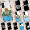 Чехол с флагом Сан-Марино для Xiaomi 13T 11T 12T 14T Pro 13 14 15 Ultra POCO X7 Pro X3 X5 X6 F5 F6 M6 Pro