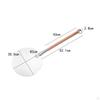 Pizza Spade, Convenient, with Wooden Handle, Homemade Bread Metal Paddle Peel for