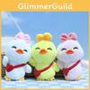 Adorable Plush Duck Keychain Soft Toy Lovely Cartoon Animal Pendant For Bags