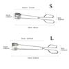 Portable BBQ Tools Grilled BBQ Tongs Barbecue Accessories Charcoal Clip Food Clip