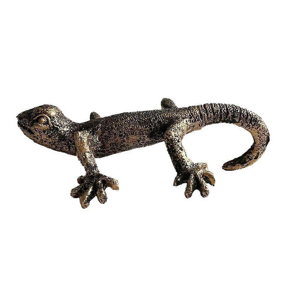 Garden Decoration Potted Partner Bronze Gecko Pendant Flower Pot Hanger Decorative Hanging Garden Ornament