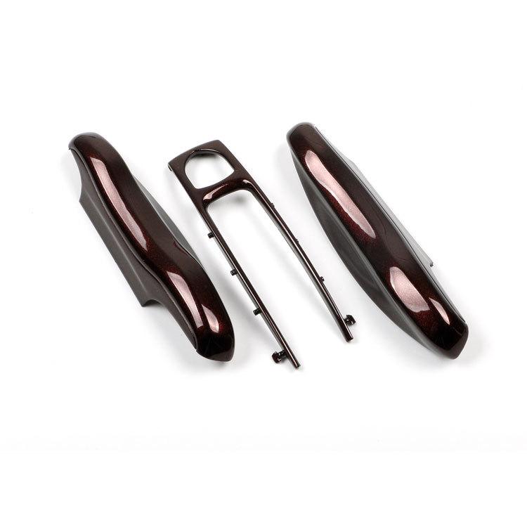 Fits Porsche Key Shell: New Cayenne, Macan, Panamera, 718, Taycan - Ice Raspberry Pink Matte Gray Solid Color