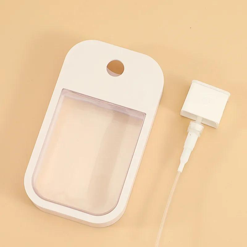 1PC New 45ml Portable Refillable Hand Sanitizer Alcohol Bottles Mini Card Spray Bottle Travel Sub-bottling Cosmetics Press