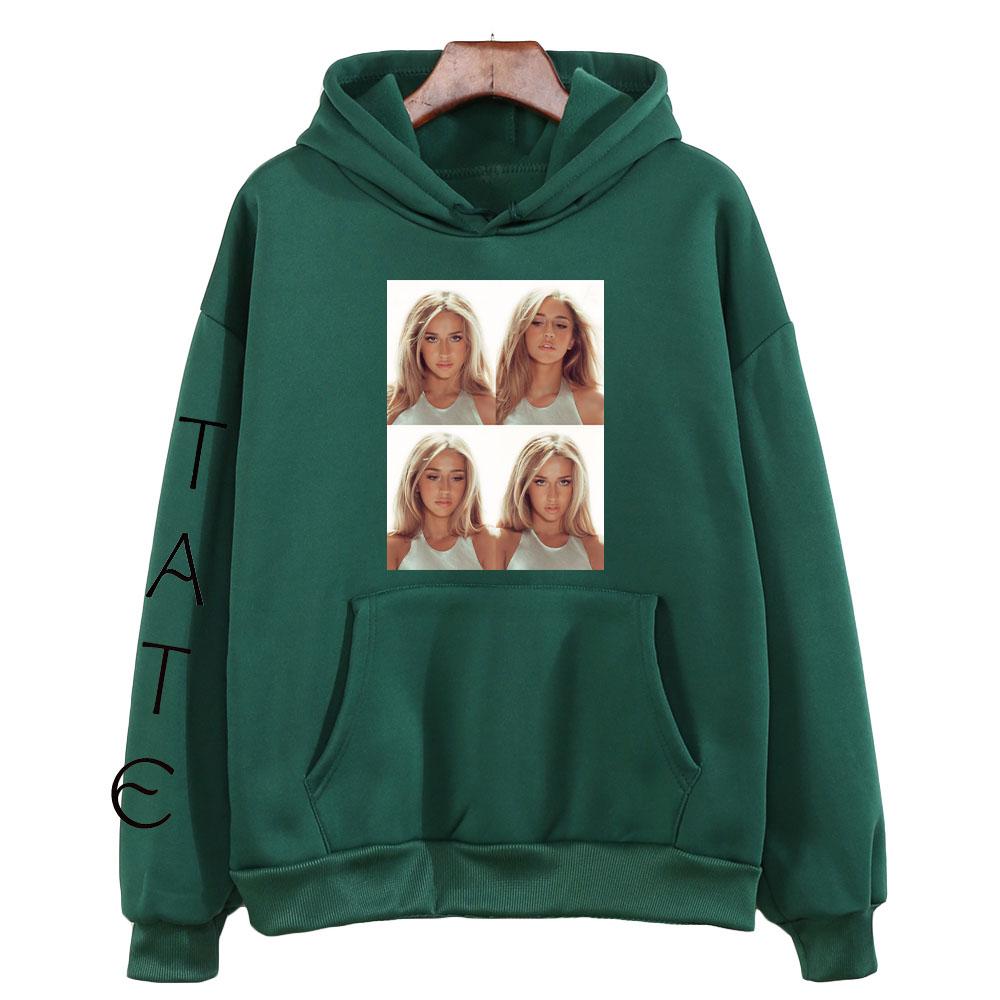 Tate McRae Mind Pullover Hoodie Fashion Casual Hoodies Women Men Long Sleeve Hooded Sweatshirts Streetwear Pullover Trendy Tops