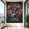 Muse Band Members Pop Art Wall Tapestry for Music Fans Bedroom Dorm Living Room Decor
