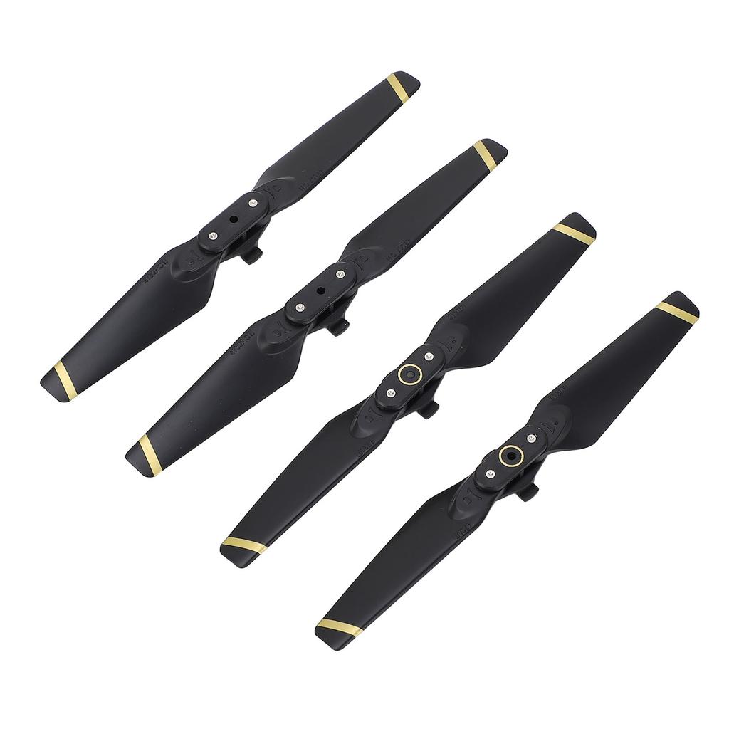 4PCS Drone Propeller ABS Quick Release 4730F Foldable Drone Propeller Replacement for Spark Gold Decor